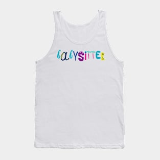 Cute Babysitter Gift Idea Back to School Tank Top